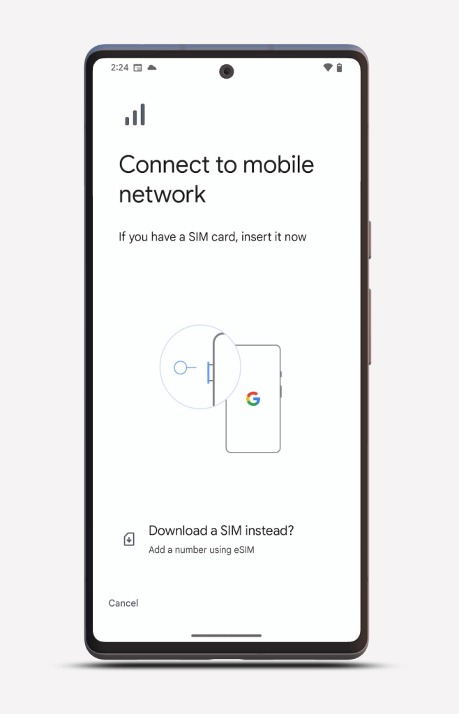 connect Google Pixel